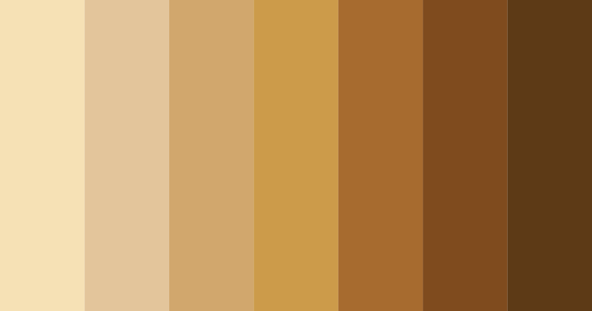 Download ocher earth color palette PNG image (landscape)