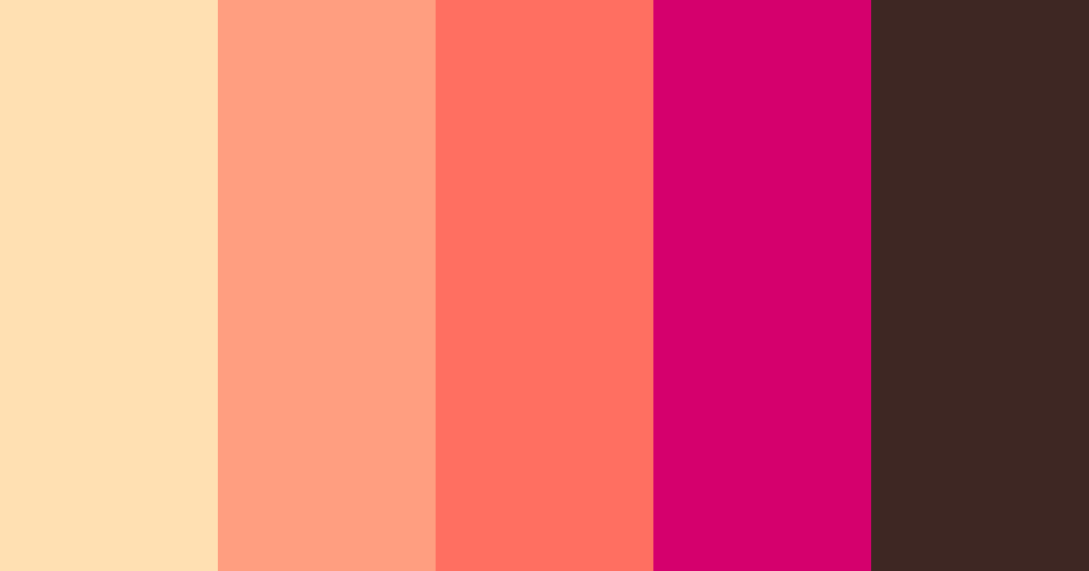 Download vibrant sunset color palette PNG image (landscape)