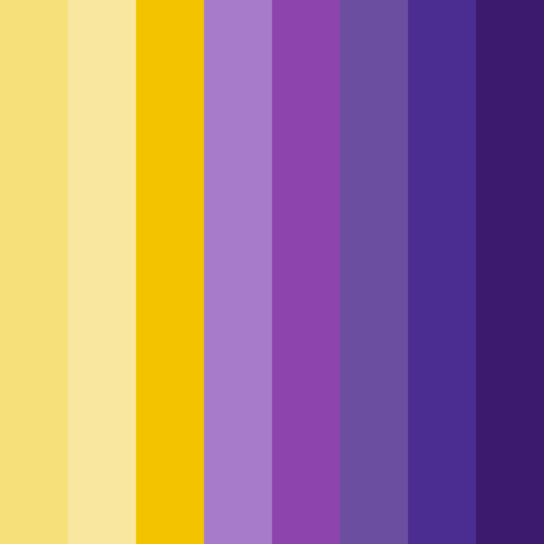Download purple disco color palette PNG image (square)