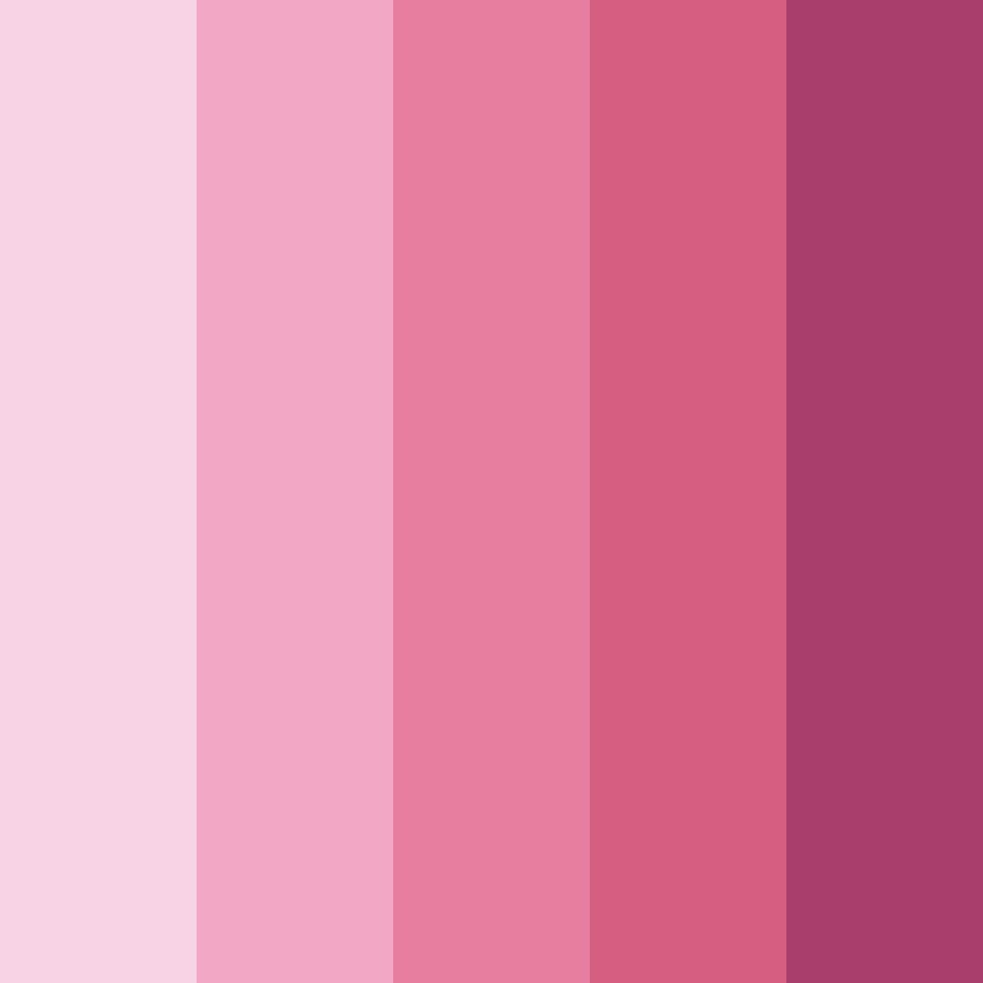 Download blushing petals color palette PNG image (square)