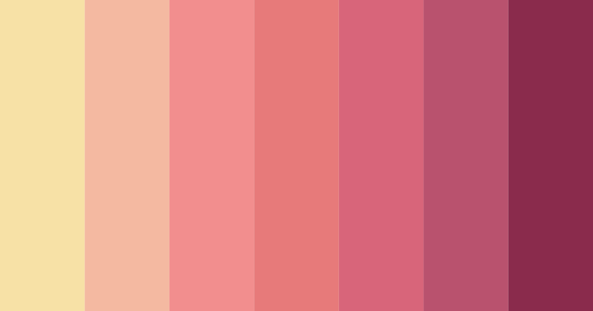 Download soulful blossom color palette PNG image (landscape)