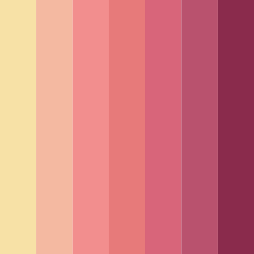 Download soulful blossom color palette PNG image (square)