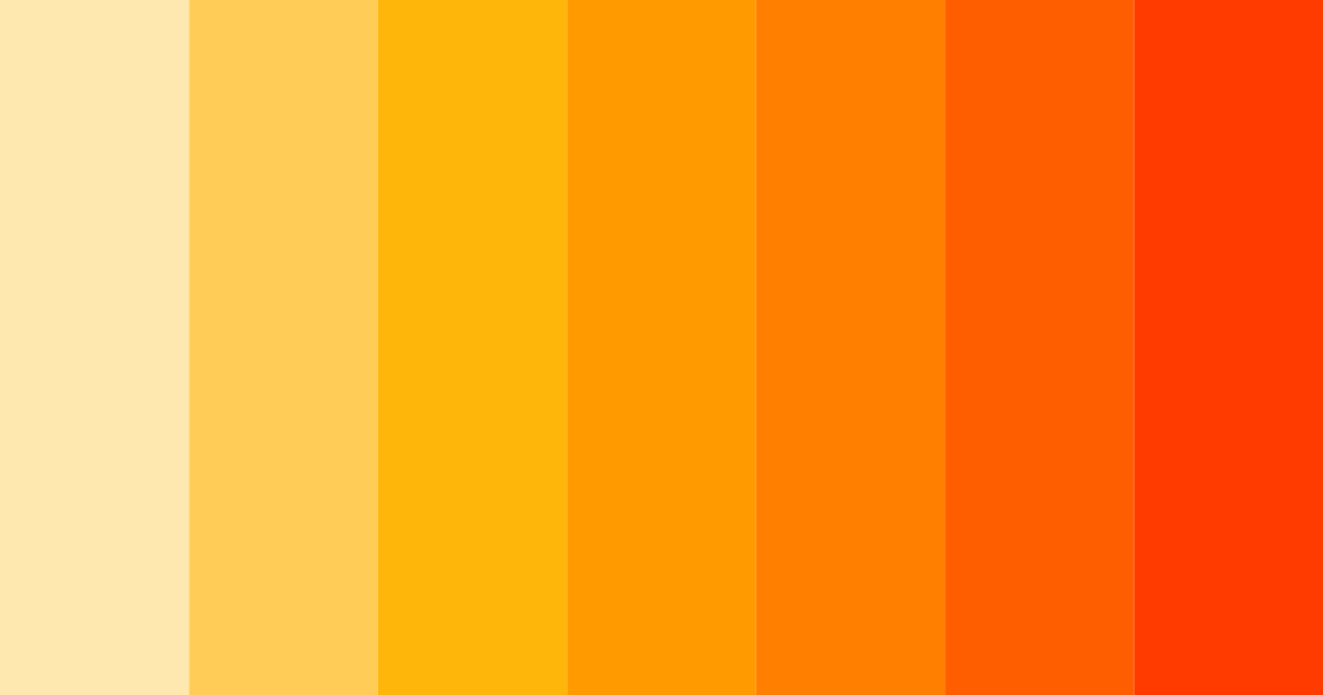 Download sunset flame color palette PNG image (landscape)