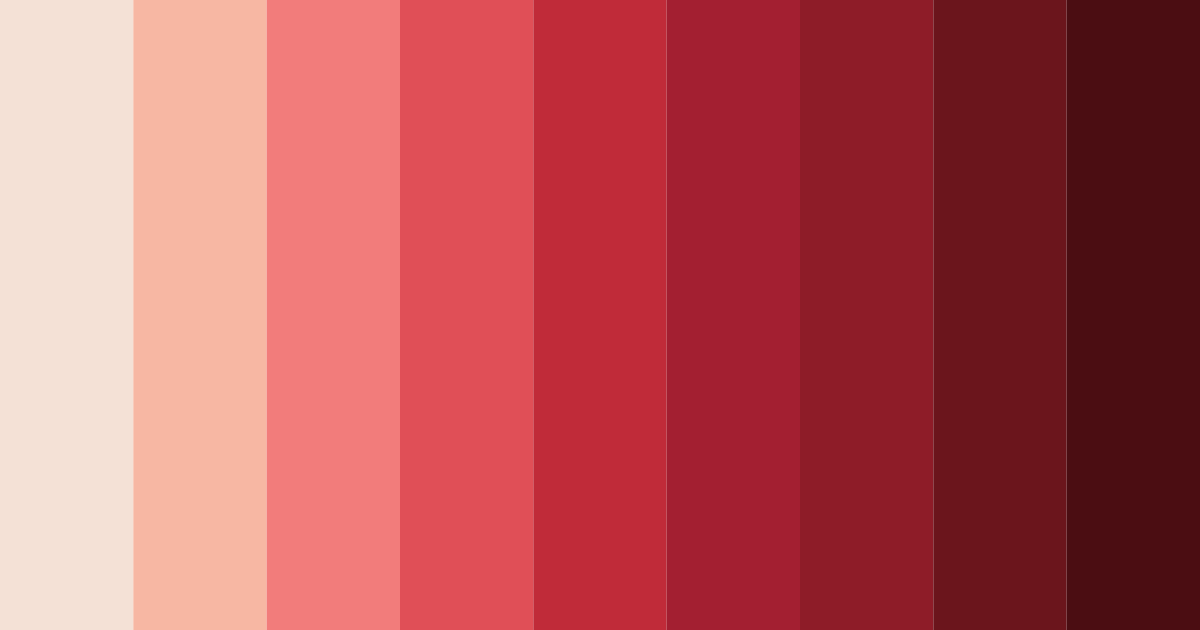 Download crimson blossom color palette PNG image (landscape)