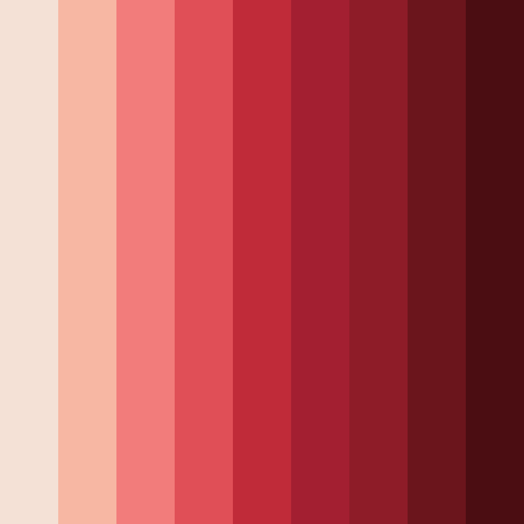 Download crimson blossom color palette PNG image (square)