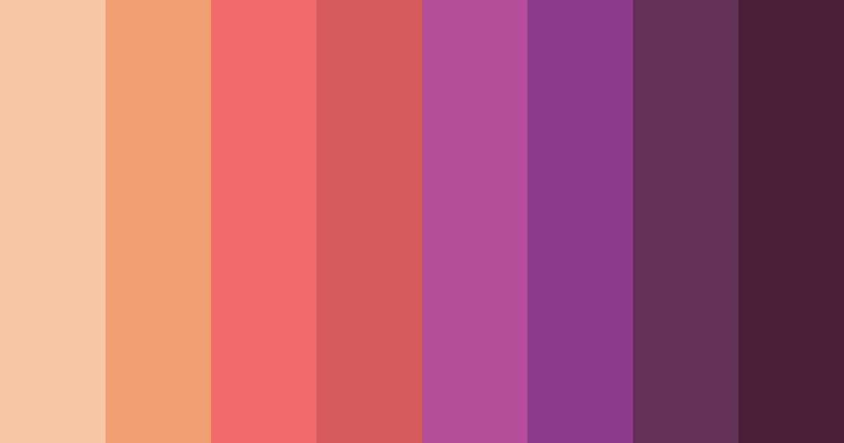 Download vivid red color palette PNG image (landscape)