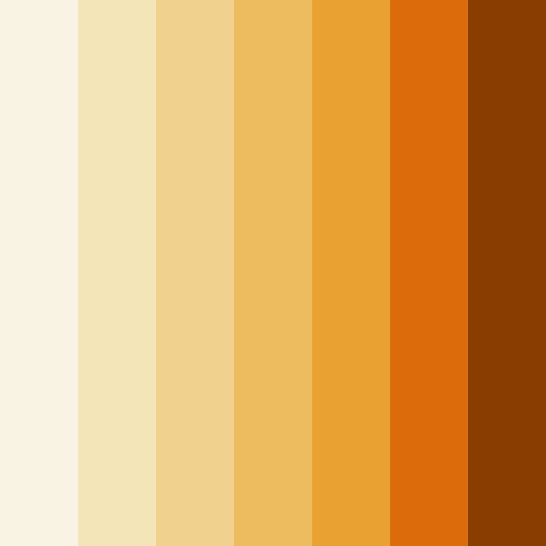 Download golden lighting color palette PNG image (square)