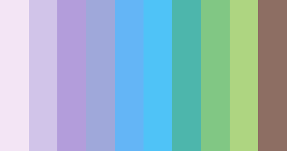 Download celestial serenade color palette PNG image (landscape)