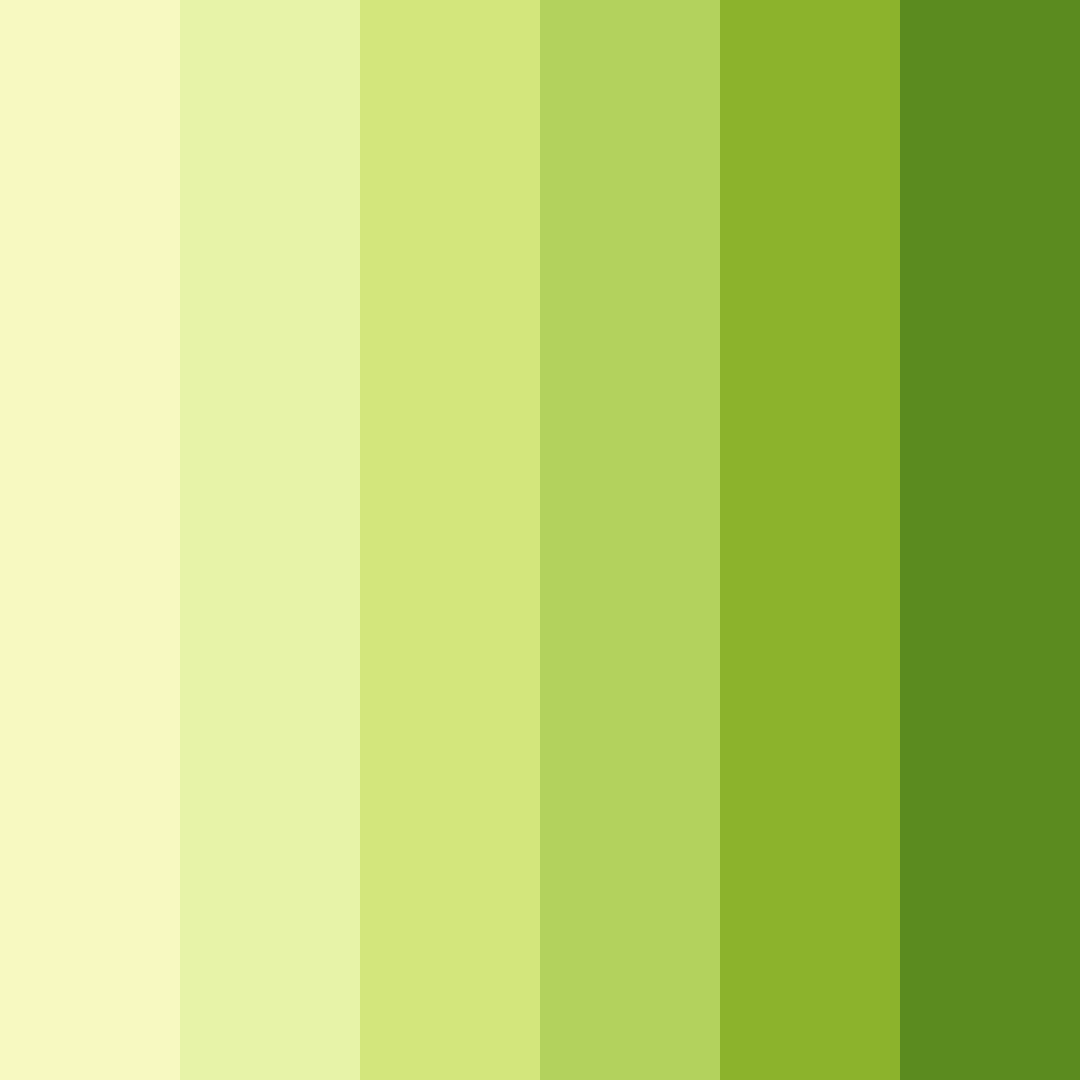 Download lush meadow harmony color palette PNG image (square)