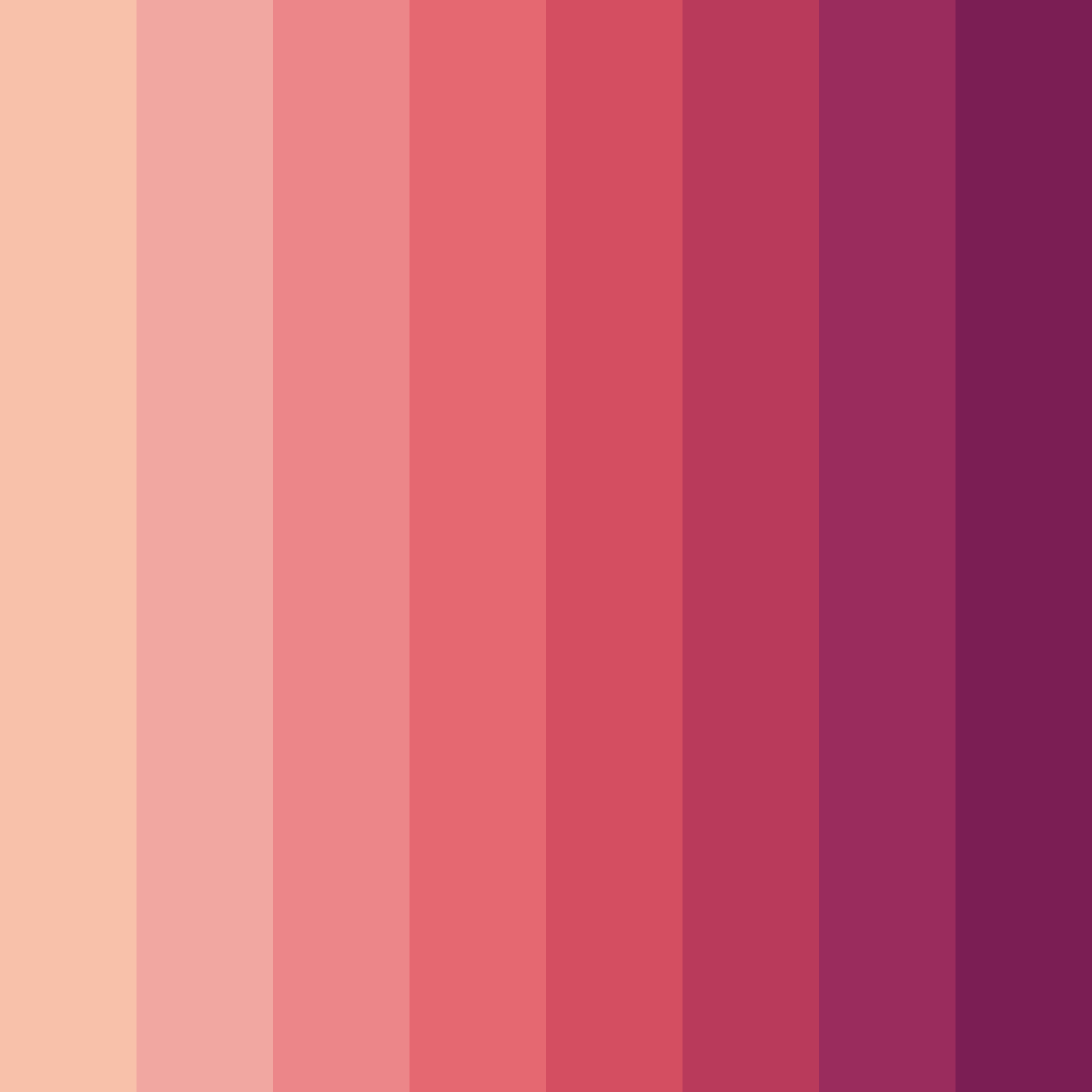 Download sizzling petals color palette PNG image (square)