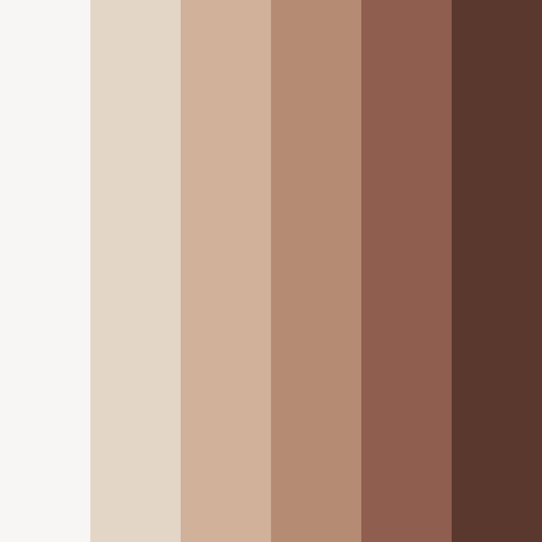 Download warm beige color palette PNG image (square)