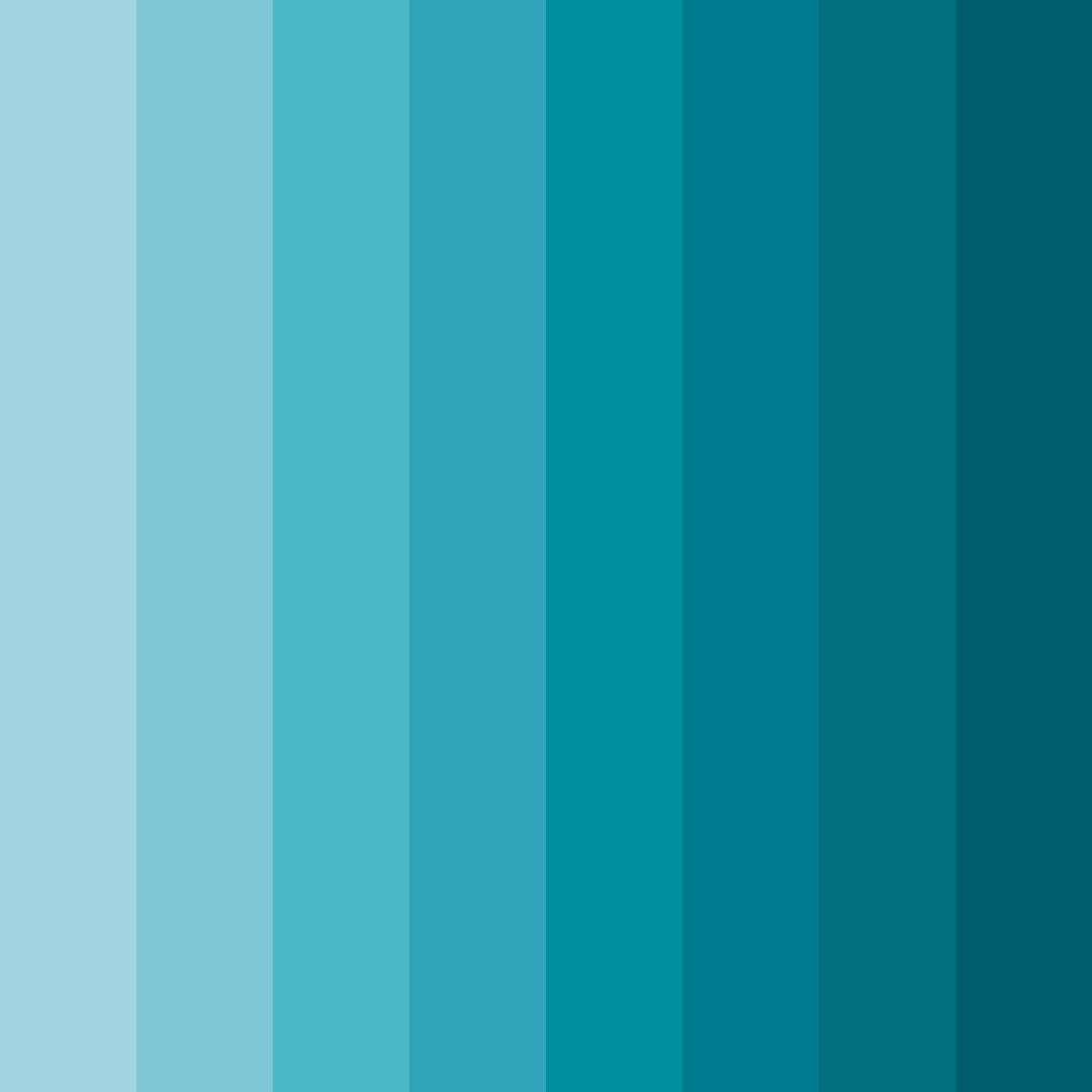 Download serenity of the sea color palette PNG image (square)