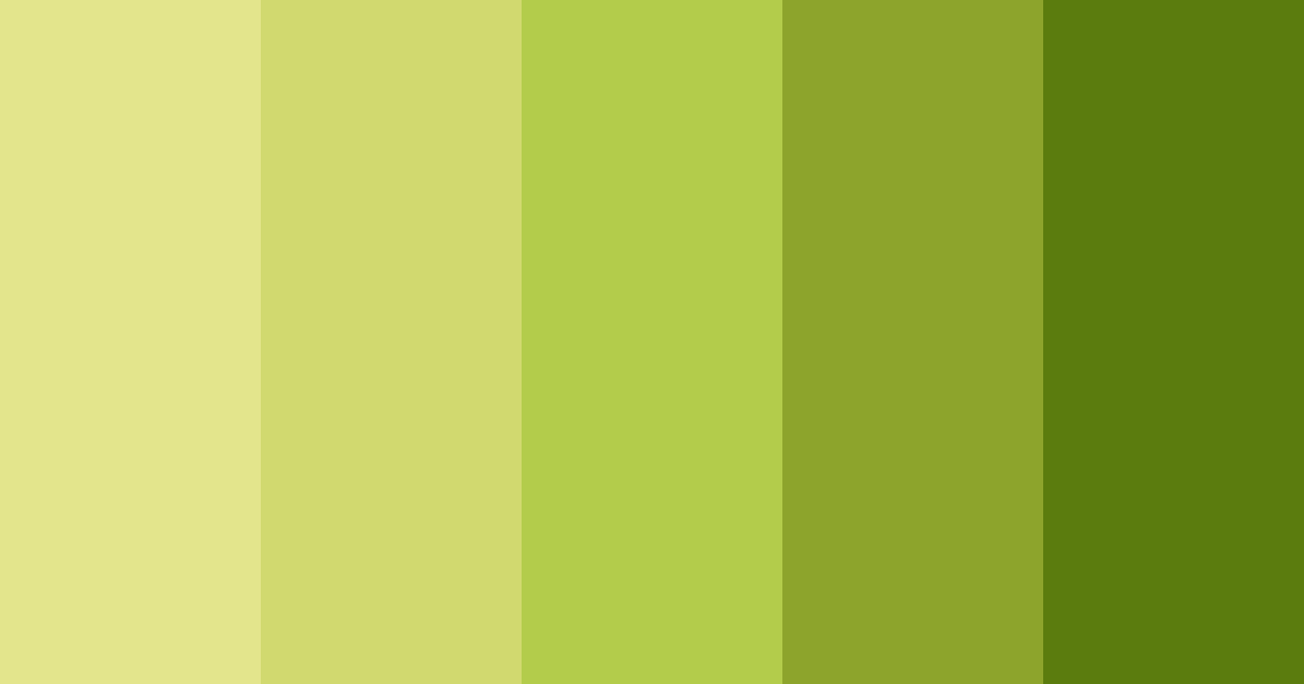 Download shades of yellow color palette PNG image (landscape)