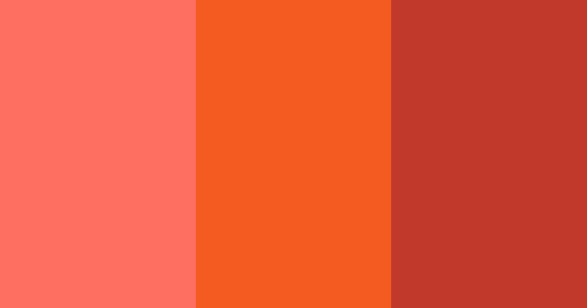 Download vibrant rojo color palette PNG image (landscape)