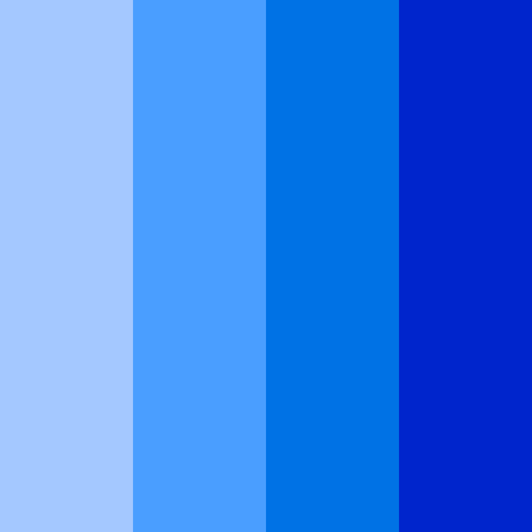 Download cobalt dreamscape color palette PNG image (square)