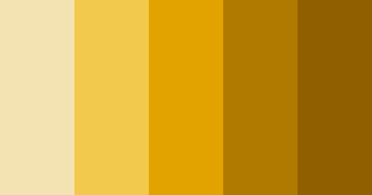 Download golden sands color palette PNG image (landscape)
