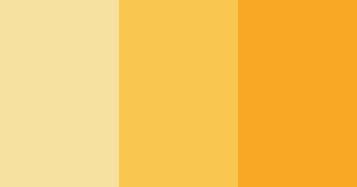 Download sunny citrus harmony color palette PNG image (landscape)