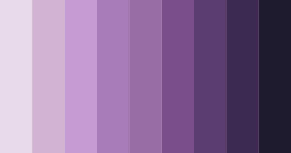 Download whispering lilac shadows color palette PNG image (landscape)