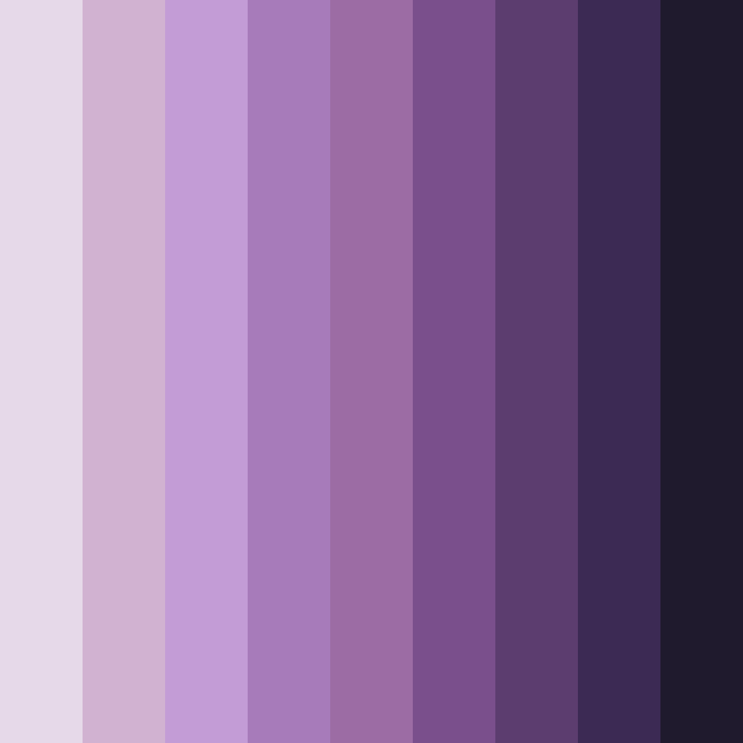 Download whispering lilac shadows color palette PNG image (square)