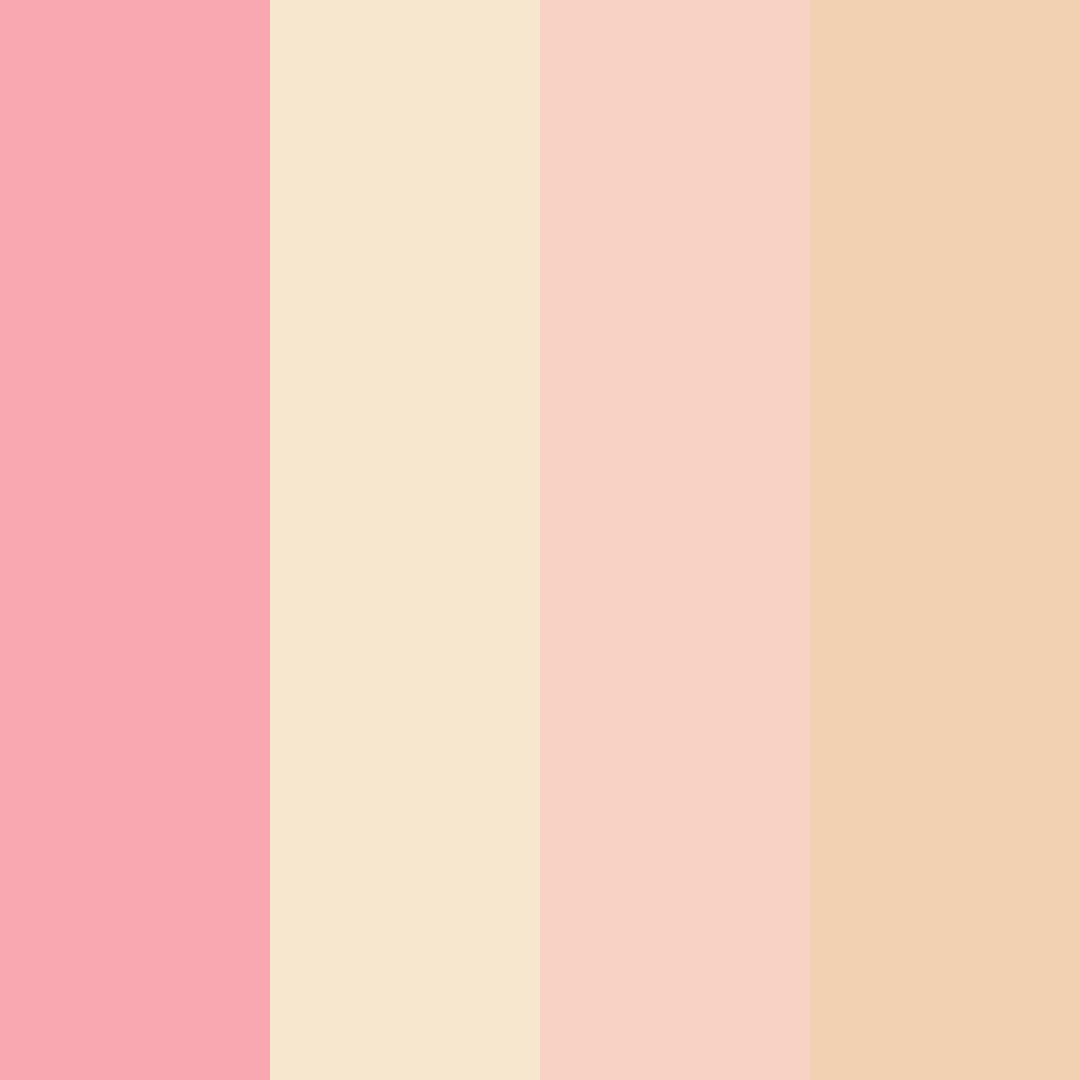 Download soft pastel color palette PNG image (square)