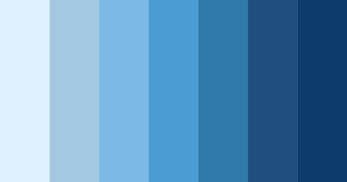 Download azure serenade color palette PNG image (landscape)