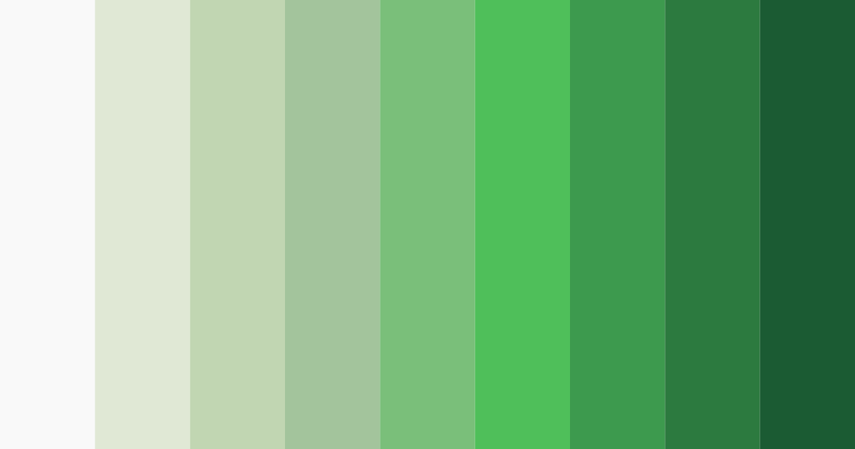 Download green woods color palette PNG image (landscape)