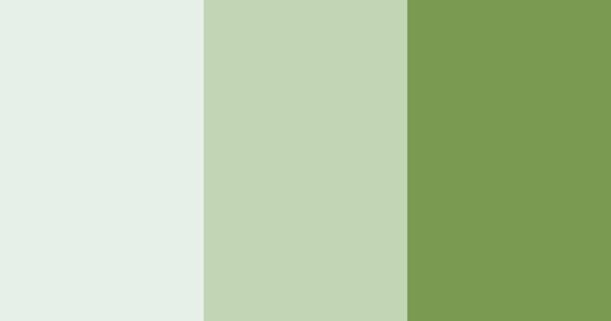Download green woodlands color palette PNG image (landscape)