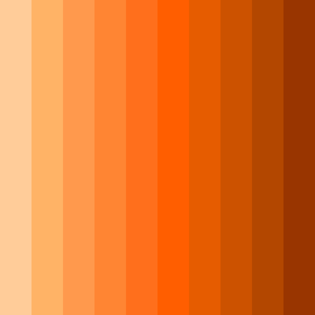 Download orange burst color palette PNG image (square)