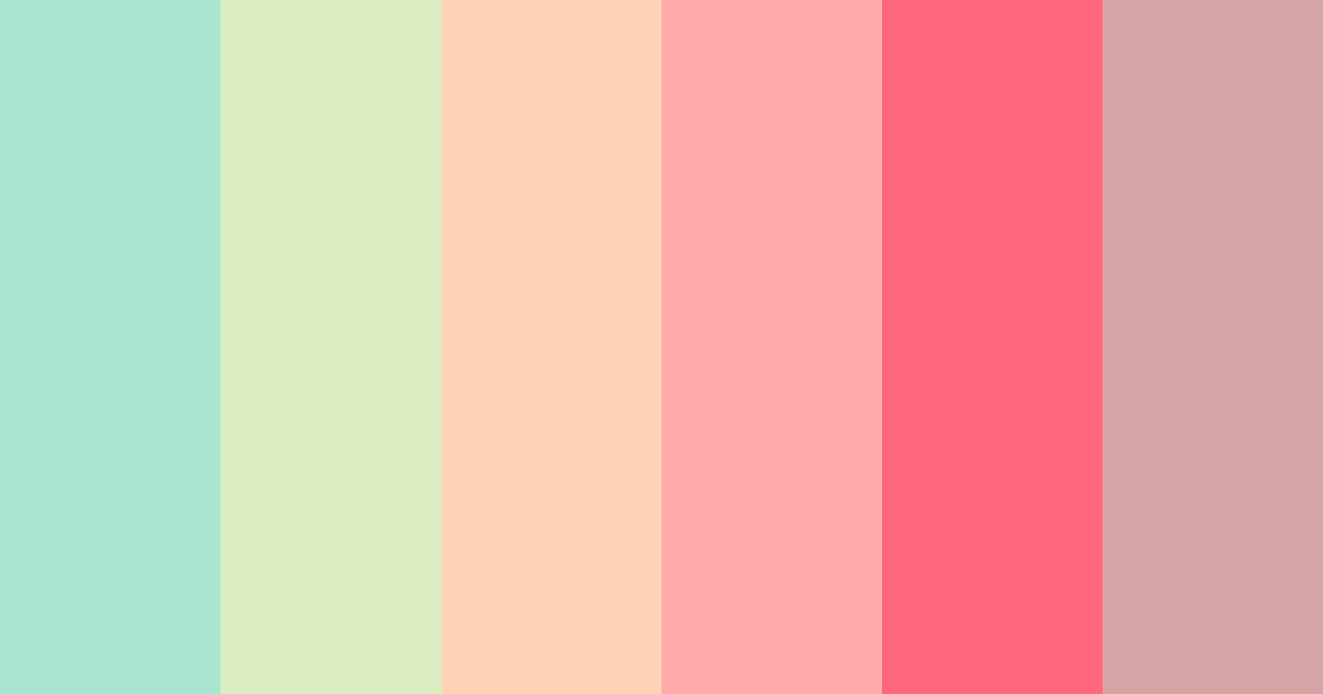 Download garden serenade color palette PNG image (landscape)