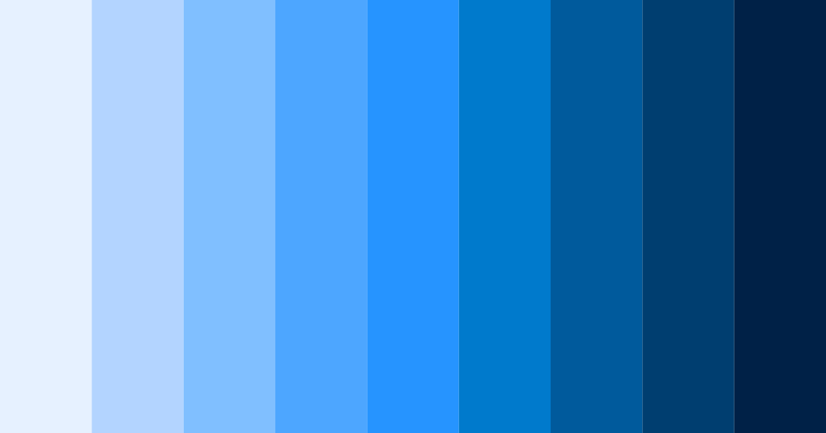 Download azure spectrum color palette PNG image (landscape)
