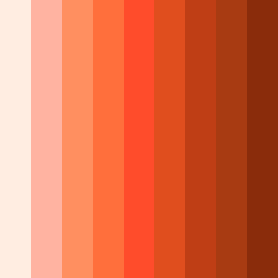 Download ember glow color palette PNG image (square)