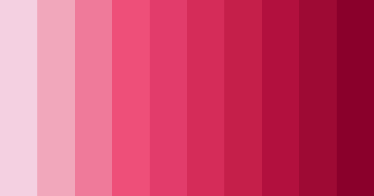 Download light pink color palette PNG image (landscape)
