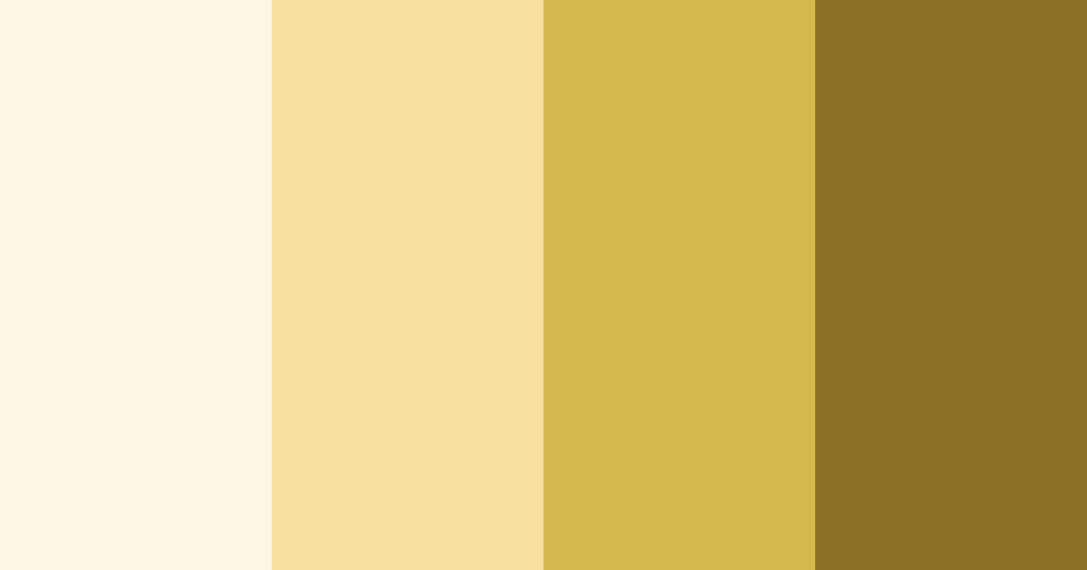 Download golden whisper color palette PNG image (landscape)