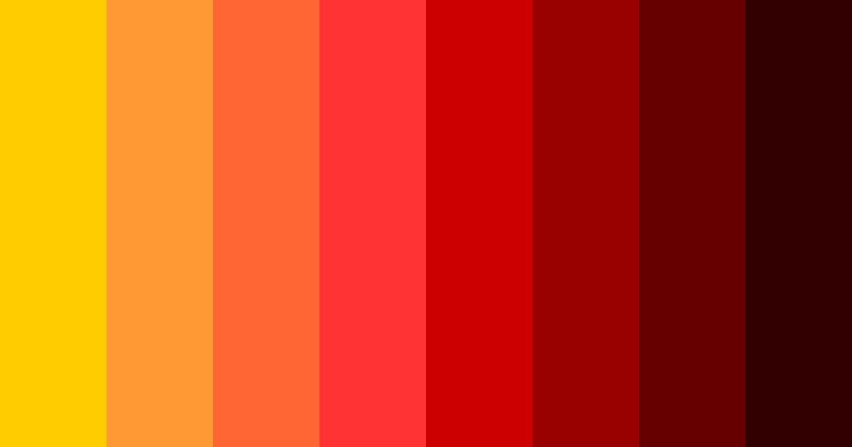 Download red fire color palette PNG image (landscape)