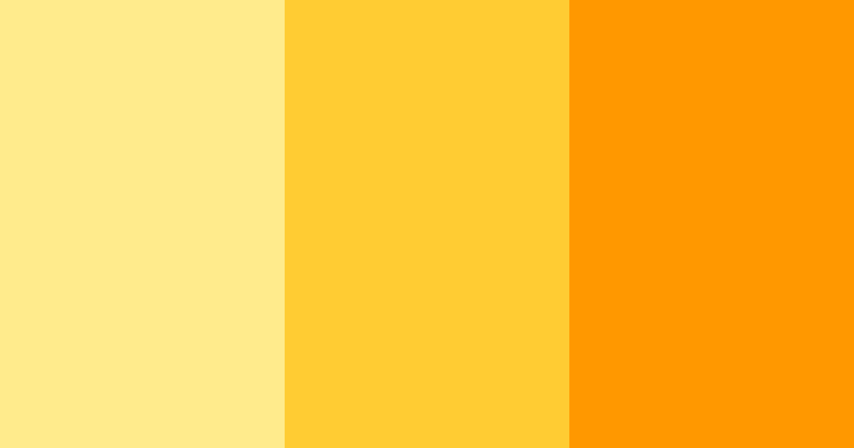 Download sunny yellow color palette PNG image (landscape)