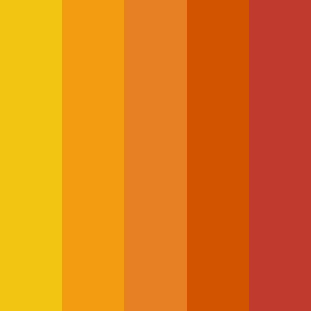 Download orange drop color palette PNG image (square)