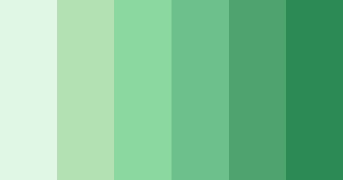 Download green salad color palette PNG image (landscape)