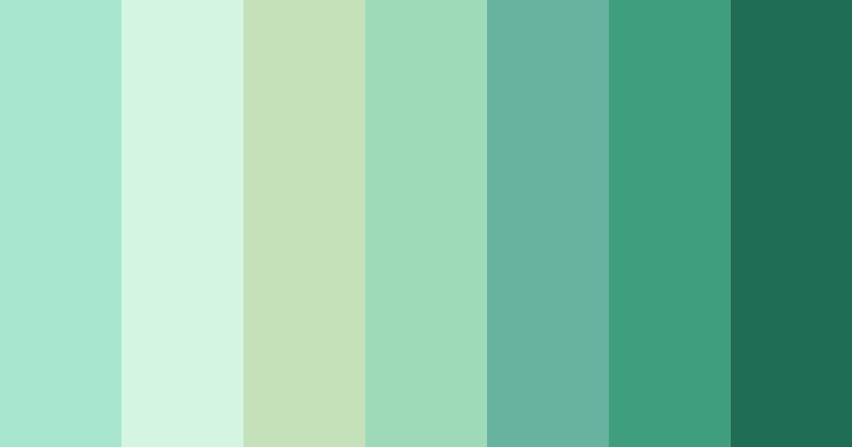 Download whispering greenery color palette PNG image (landscape)