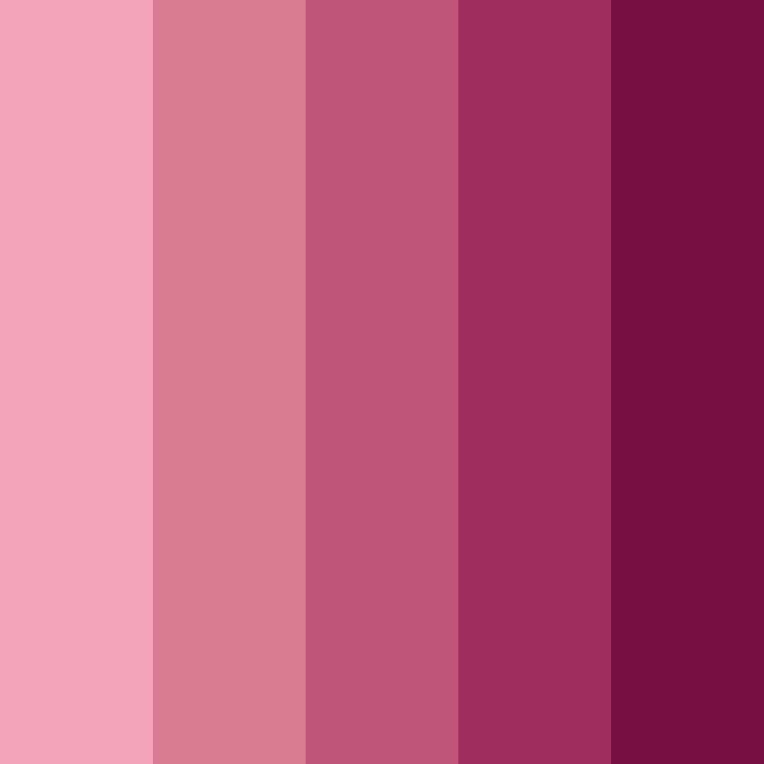 Download crimson blossoms color palette PNG image (square)