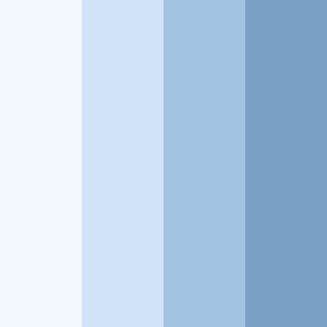 Download light blue snow color palette PNG image (square)