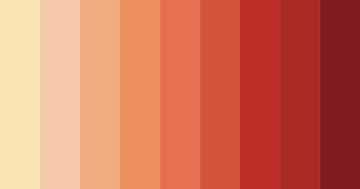Download autumn's ember color palette PNG image (landscape)
