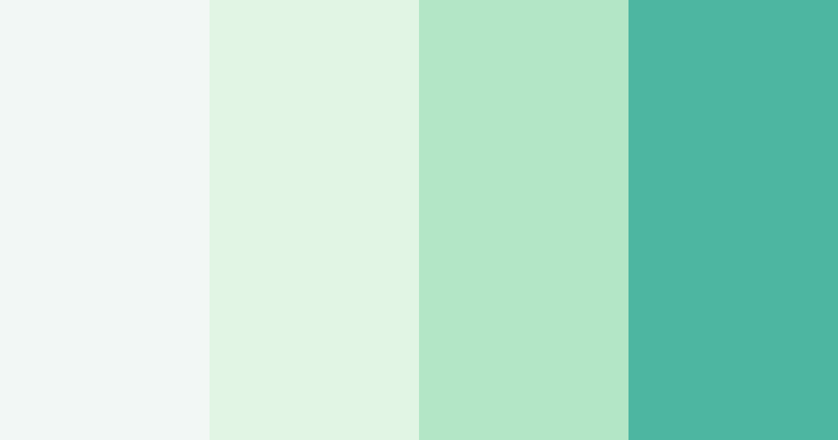 Download whispering greens color palette PNG image (landscape)