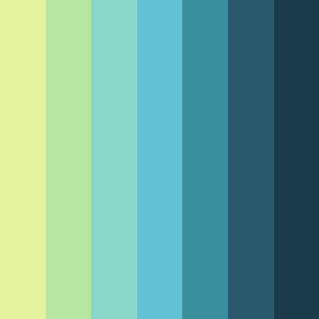 Download dino dreamscape color palette PNG image (square)
