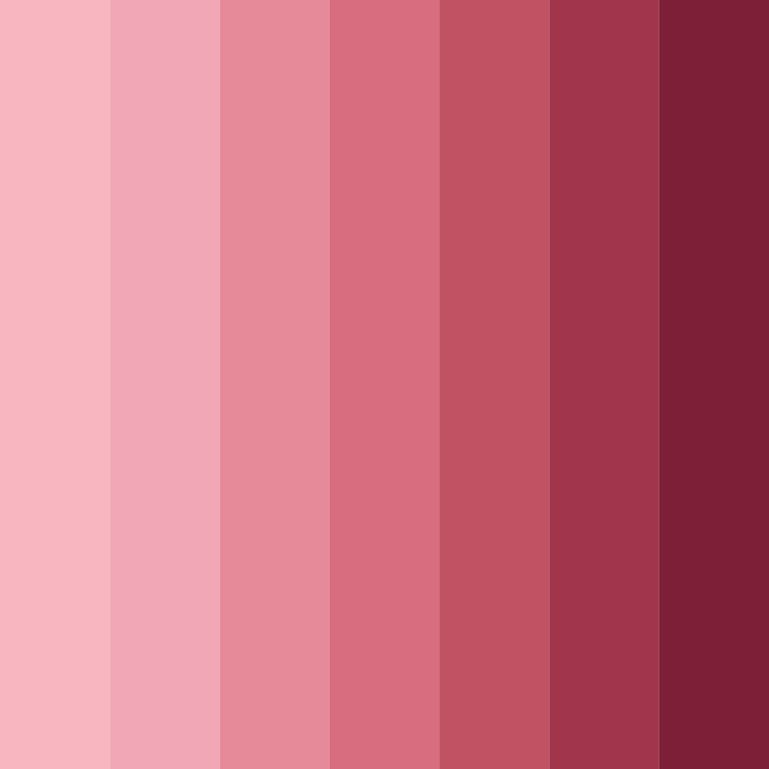 Download vivid pink color palette PNG image (square)