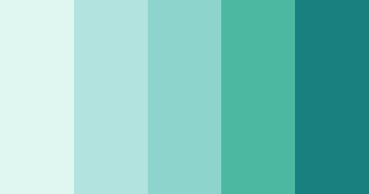 Download frosted mint whisper color palette PNG image (landscape)