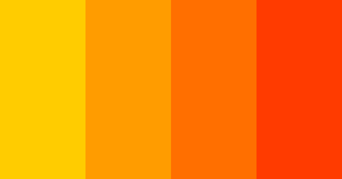 Download fiery orange color palette PNG image (landscape)