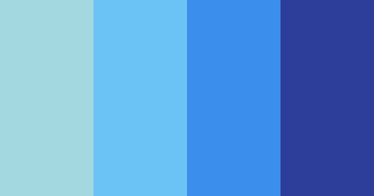 Download blue gaming color palette PNG image (landscape)