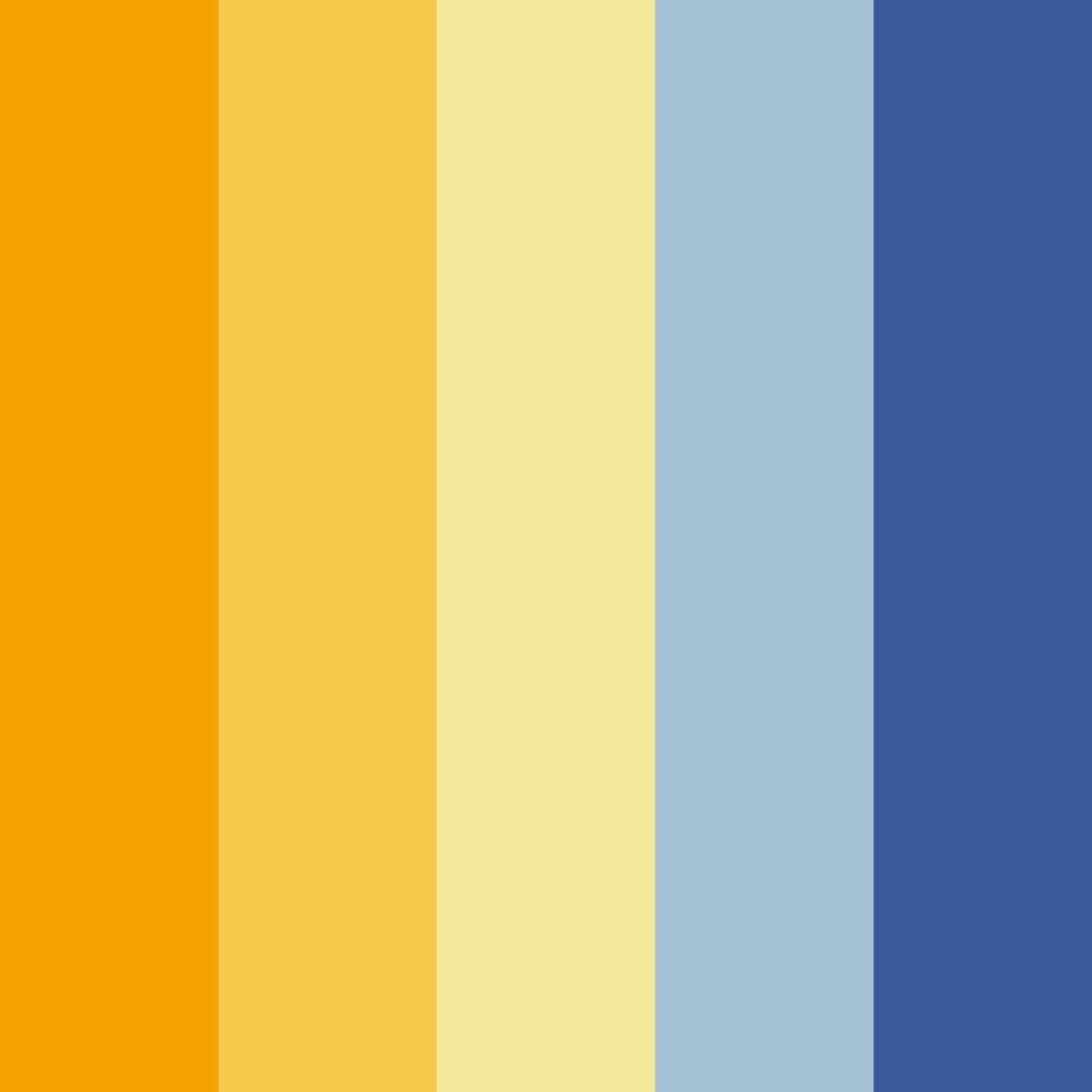 Download sunny serenity color palette PNG image (square)