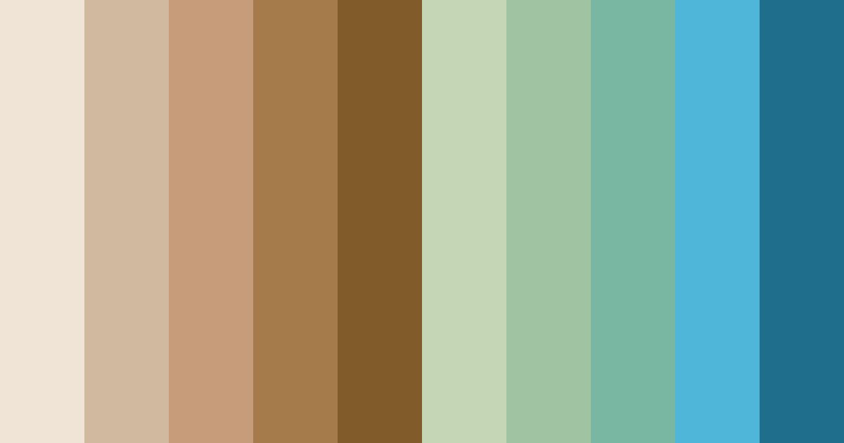 Download serenity in earth tones color palette PNG image (landscape)