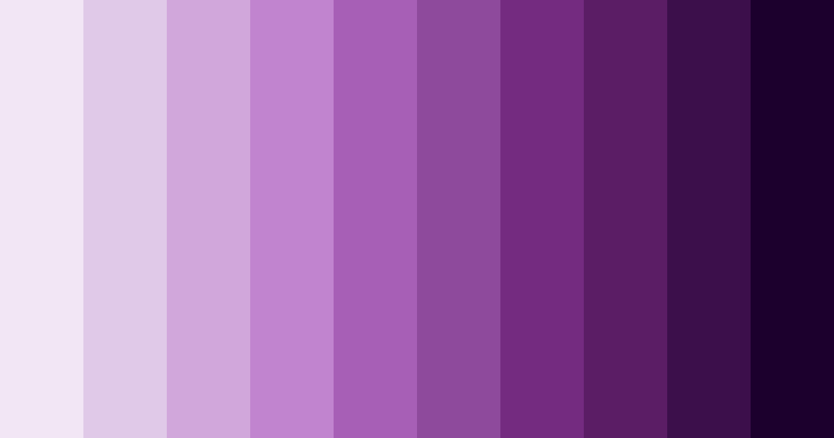 Download purple cosmos color palette PNG image (landscape)